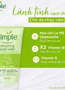 Gel rửa mặt Simple 150ml - dành cho da nhạy cảm