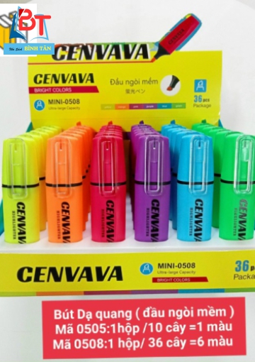 Bút Dạ Quang Cenvava 0505-0508