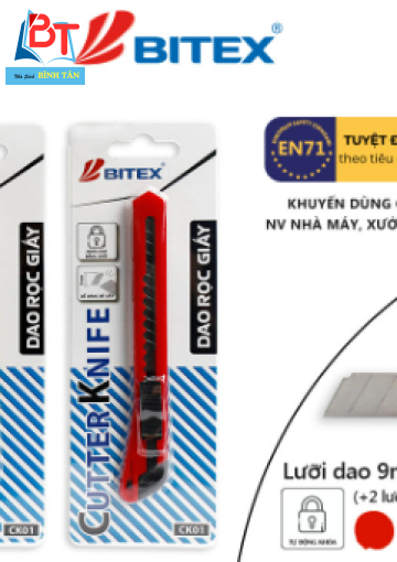 Dao rọc giấy 9 mm CK01
