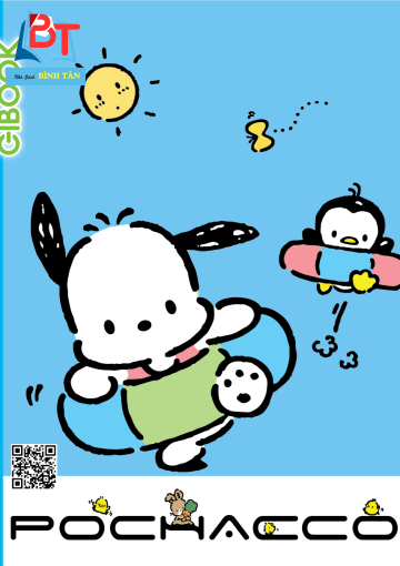 Tập 96 trang  H1-54 "Pochacco" 80gsm