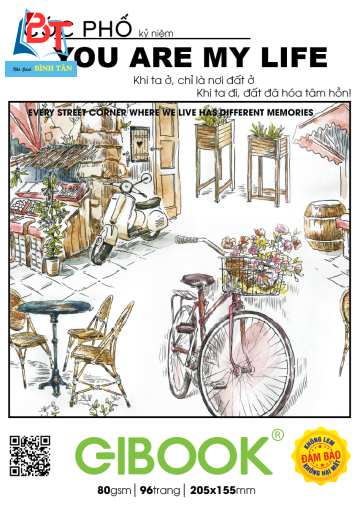 Tập 96 trang H1-61 "Góc Phố" 80gsm