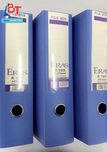 Bìa hộp nhựa 7.5cm Eras E103 