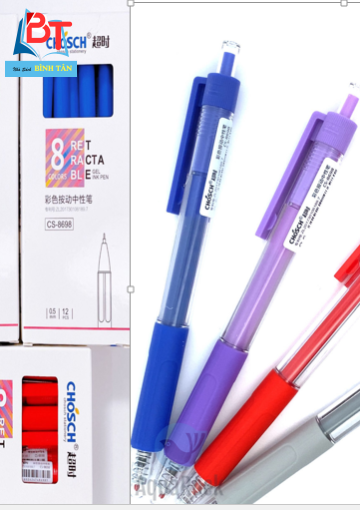 Bút gel Chosch CS-8698 (hôp 12 cây = 69.000đ)