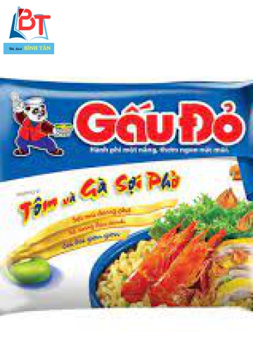 Mì Gấu Đỏ 65gr - Sợi Phở Tôm Gà