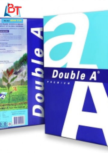 Giấy photo Double A A4 80gsm (Ream= 500 tờ)