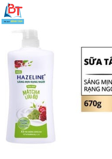 Hazeline ST sáng mịn 670gr - Matcha lựu đỏ